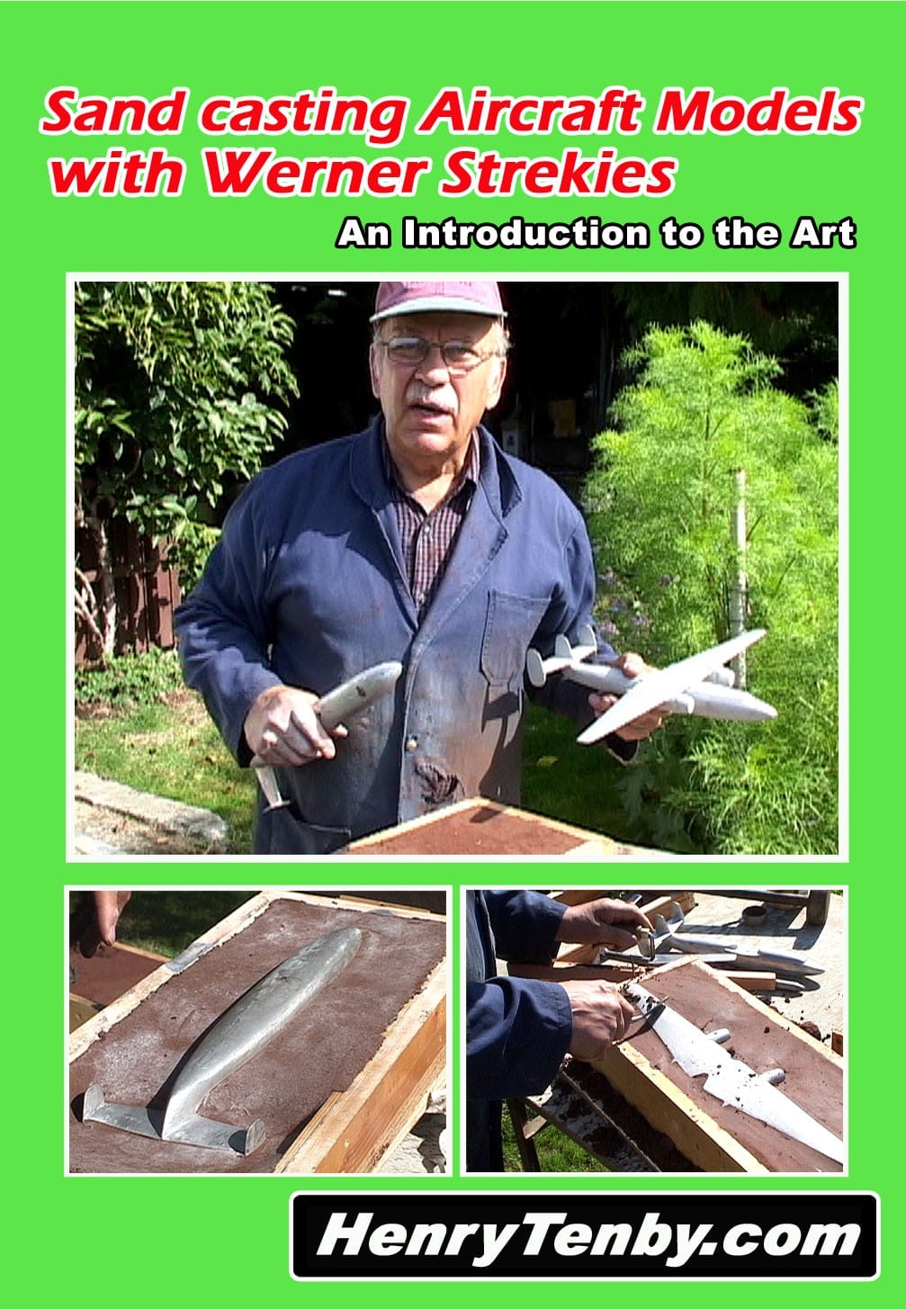 Sand casting Aircraft Models with Werner Strekies