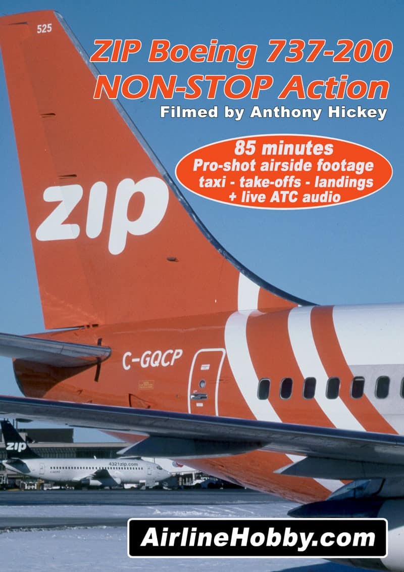 ZIP Boeing 737-200 Non Stop Action