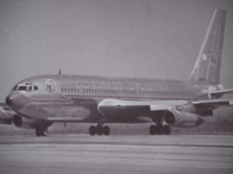 American Airlines Boeing 707 film