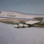 United 747 classic in Small World film