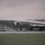 Lufthansa 707 at Kai Tak in Small World Early 1970s airline film