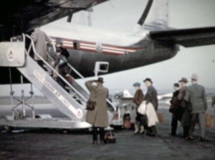 TCA Connie passengers boarding