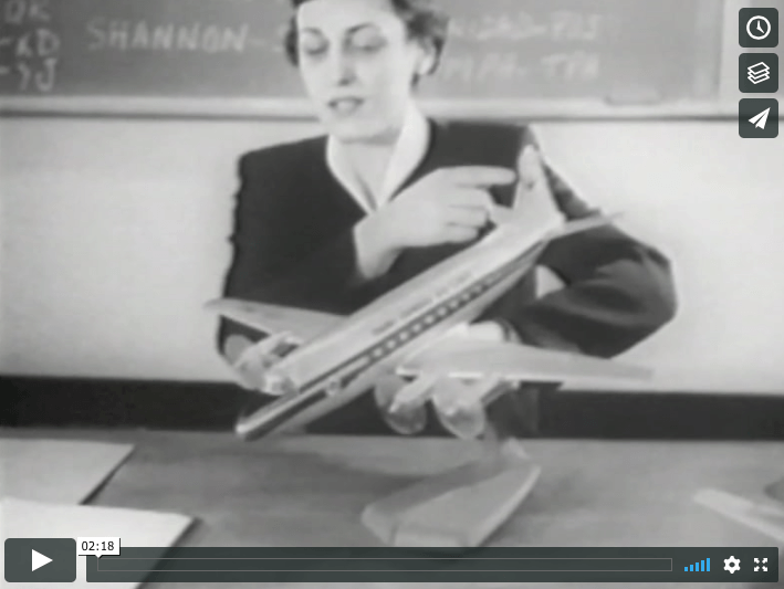 TCA Flight Attendants 1950s movie now on JetFlix TV