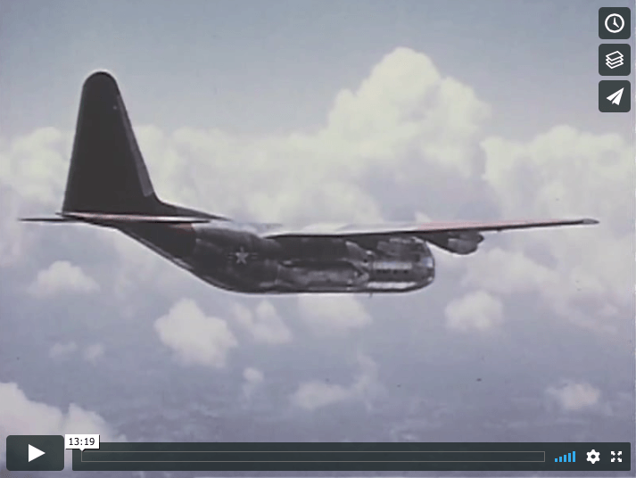 Lockheed C130 Hercules First Look 1955