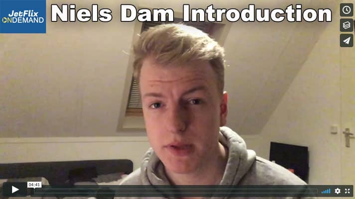 Niels Dam Introduction JetFliix Head of Content - Europe