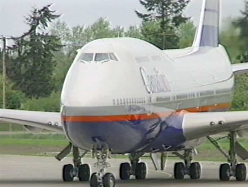 Canadian Airlines International Boeing 747-400 at YVR.