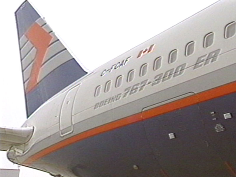 Canadian Airlines International Boeing 767-300ER rear tail view