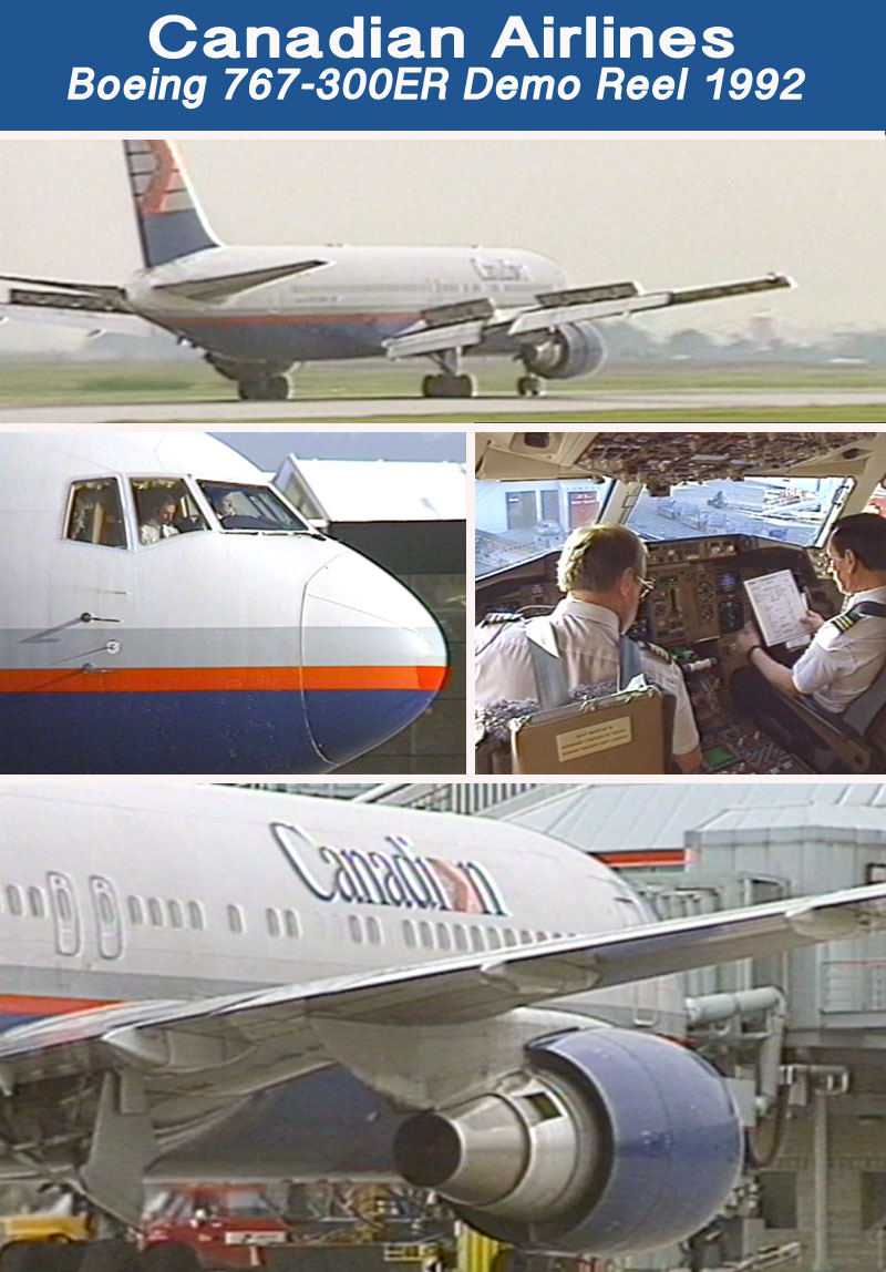 Canadian Airlines 767-300ER movie on JetFlix TV