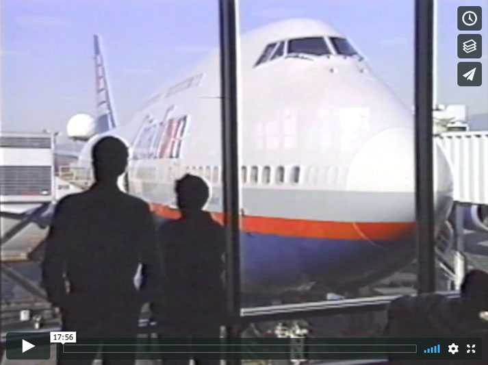 CAIL 1992 Boeing 747-400 demo reel film on JetFlix TV