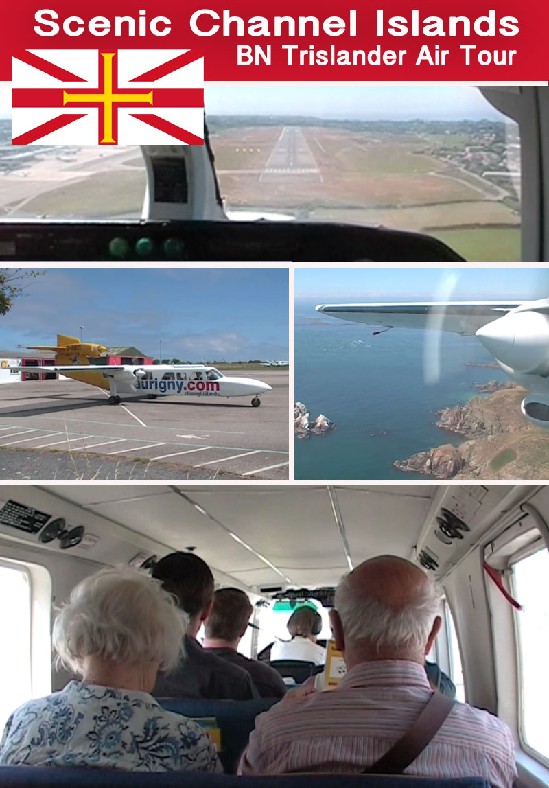 Aurigny Trislander Channel Islands video