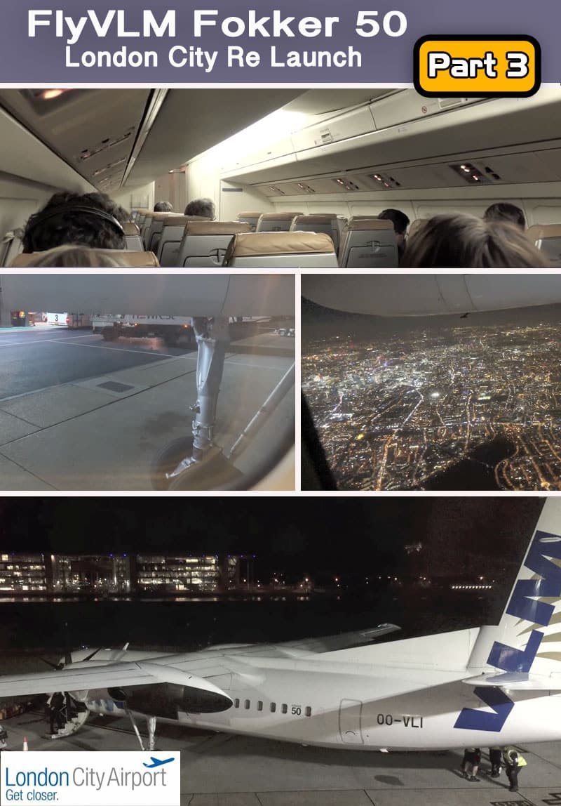 FlyVLM Fokker 50 Re-Launch London City video Part 3