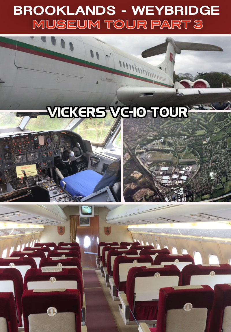 Brooklands Aviation Museum Oman Sultan VC10 tour