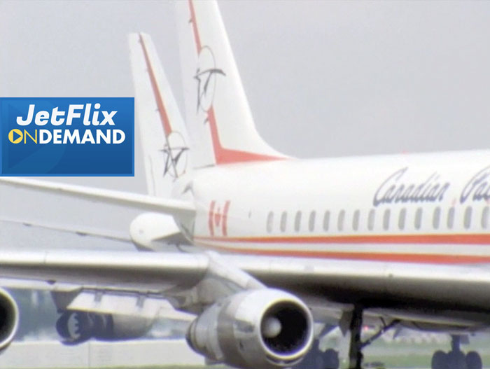 Canadian Pacific Air Lines Douglas DC-8-4 on the south side apron at Vancouver's Old Airport circa 1967, preview from the film "Airlines in Canada 1960s" which streams at JetFlix TV