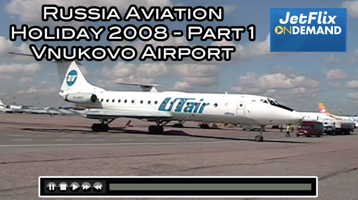 Vnukovo Airport with UT Air Tupolev Tu-154 Tu-134 Polish Tu-154 - On JetFlix.TV