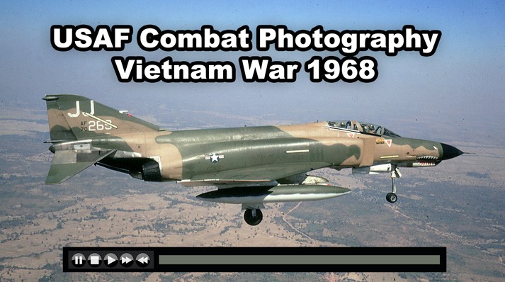 US Air Force Combat Photography COMDOC Vietnam 1968 F-4 F-100 F-105 AC-47 B-52