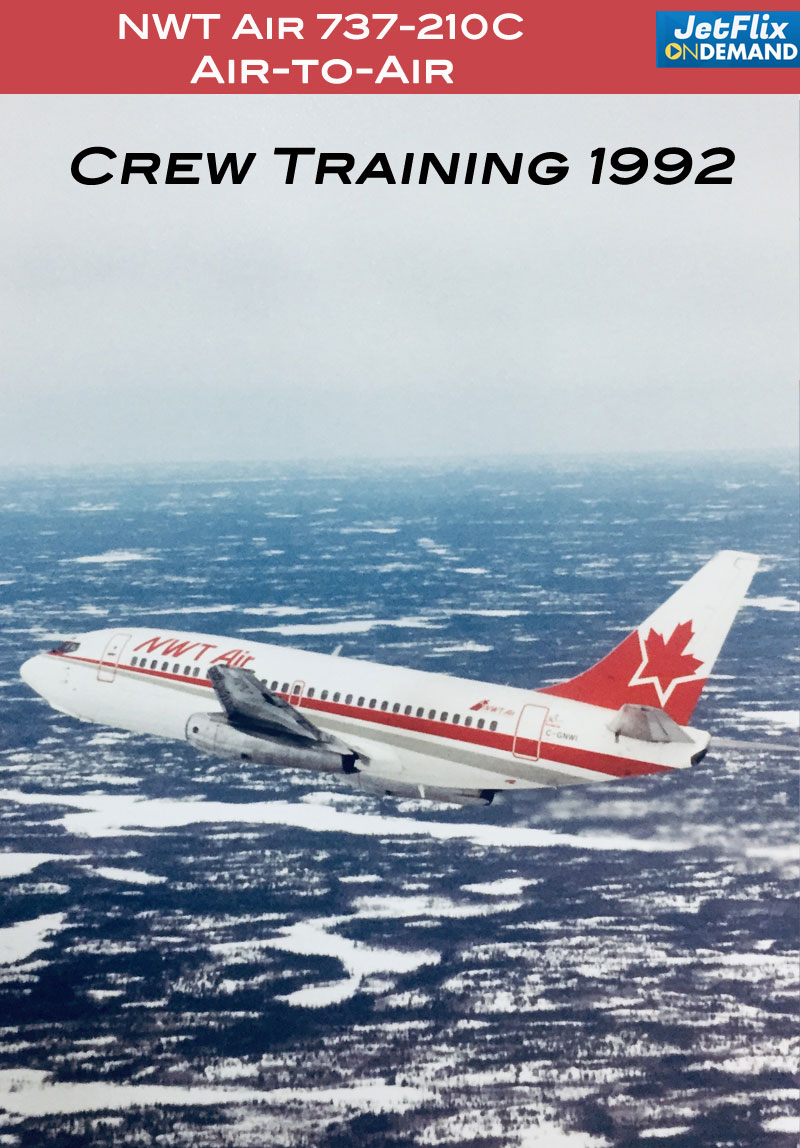 NWT Air 737-210C 1992 air-to-air photo shoot video