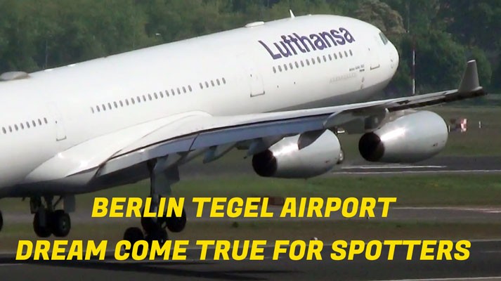 Berlin Tegel Airport is for spotters