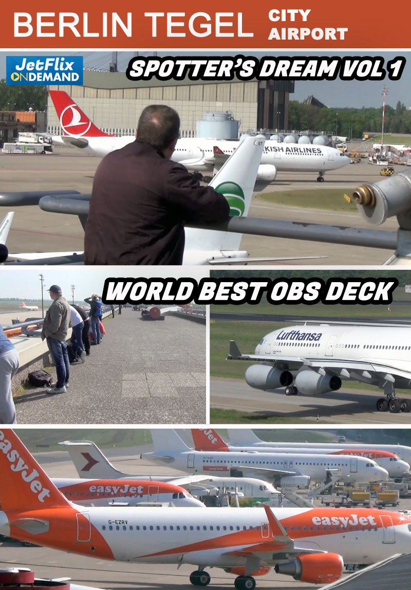 Berlin Tegel Spotter's Dream Airport Part 1