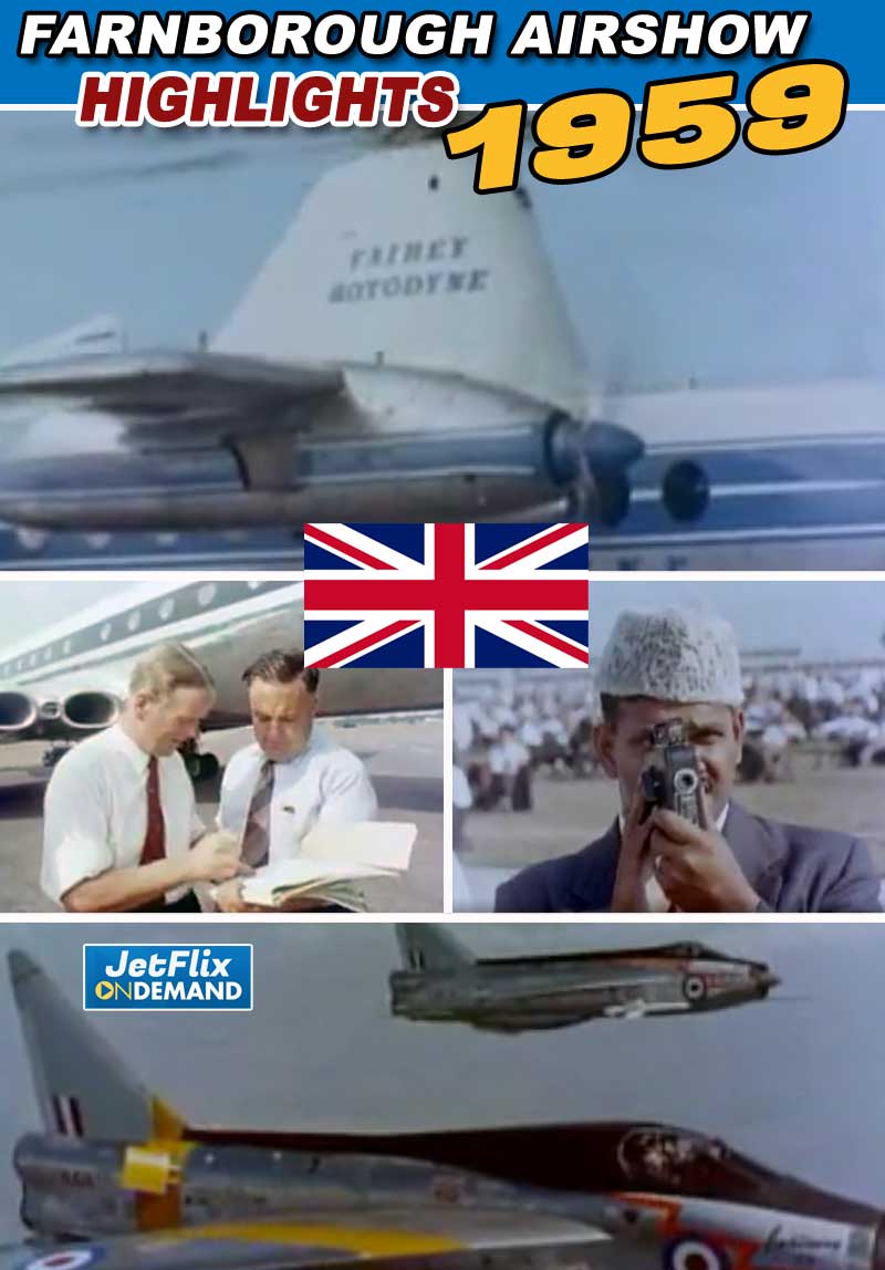 Farnborough Airshow - 1959 (in colour)