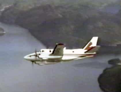 Pacific Coastal Airlines Beech King Air C-GPCB Air-to-Air October 1991