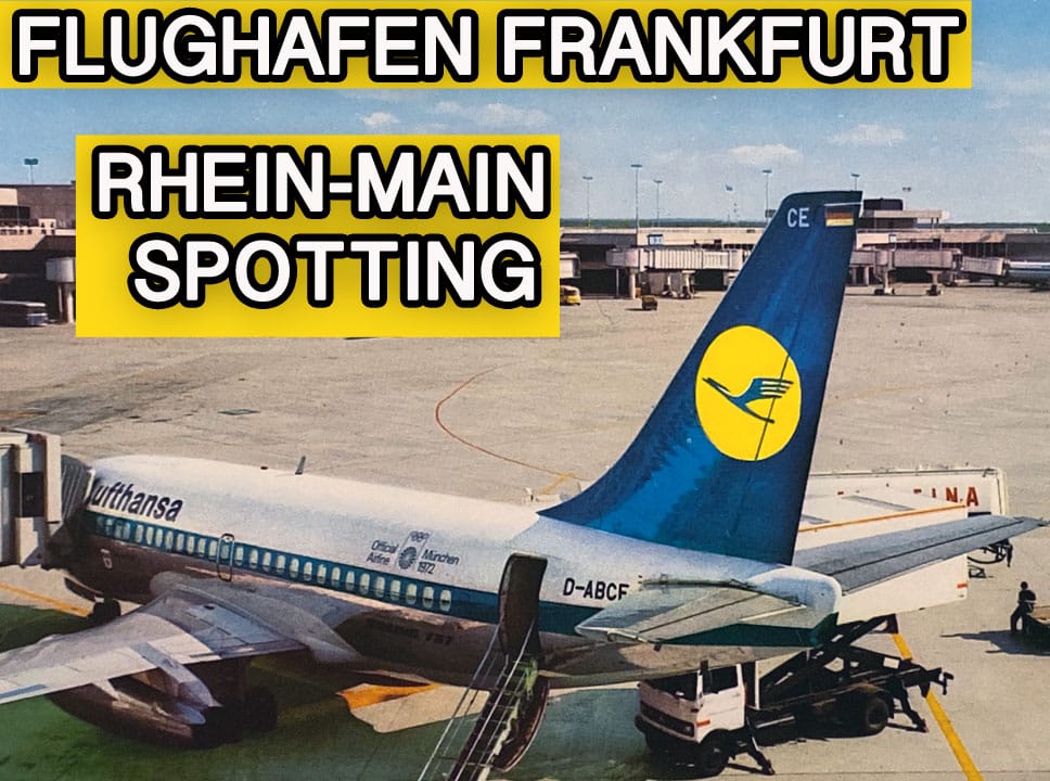 Frankfurt airport spotting video