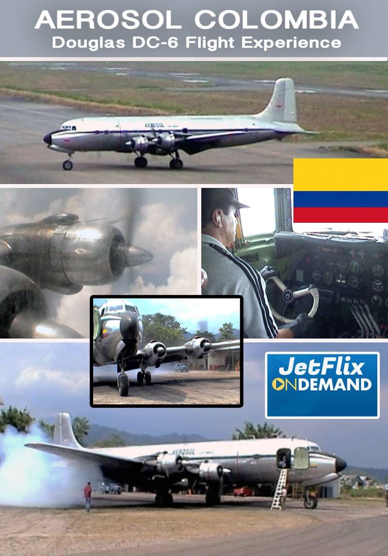 Aerosol Colombia DC-6 Flght Villavicencio to Mitu