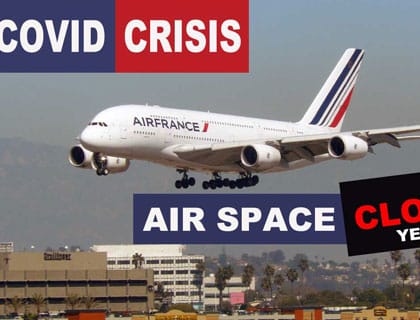 North American Airspace Closed - A COVID CRISIS response