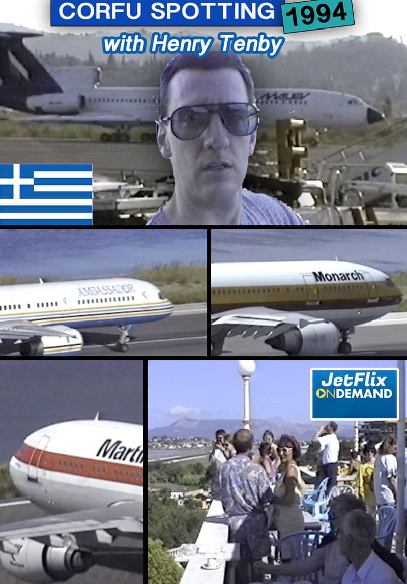 Corfu Airport Spotting Report 1994 by Henry Tenby