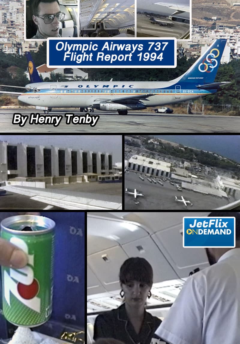 Olympic Airways Boeing 737-200 Flight Report 1994