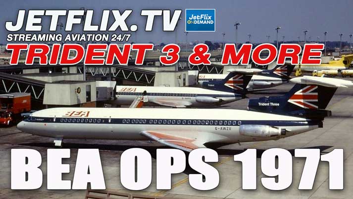 British European Airways Operations 1971 in Glorious Colour - Now on JetFlix TV