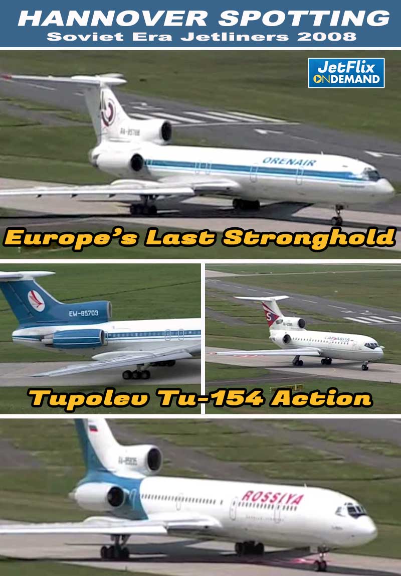 Hannover Germany - Tupolev Tu-154 Last Western European Stronghold