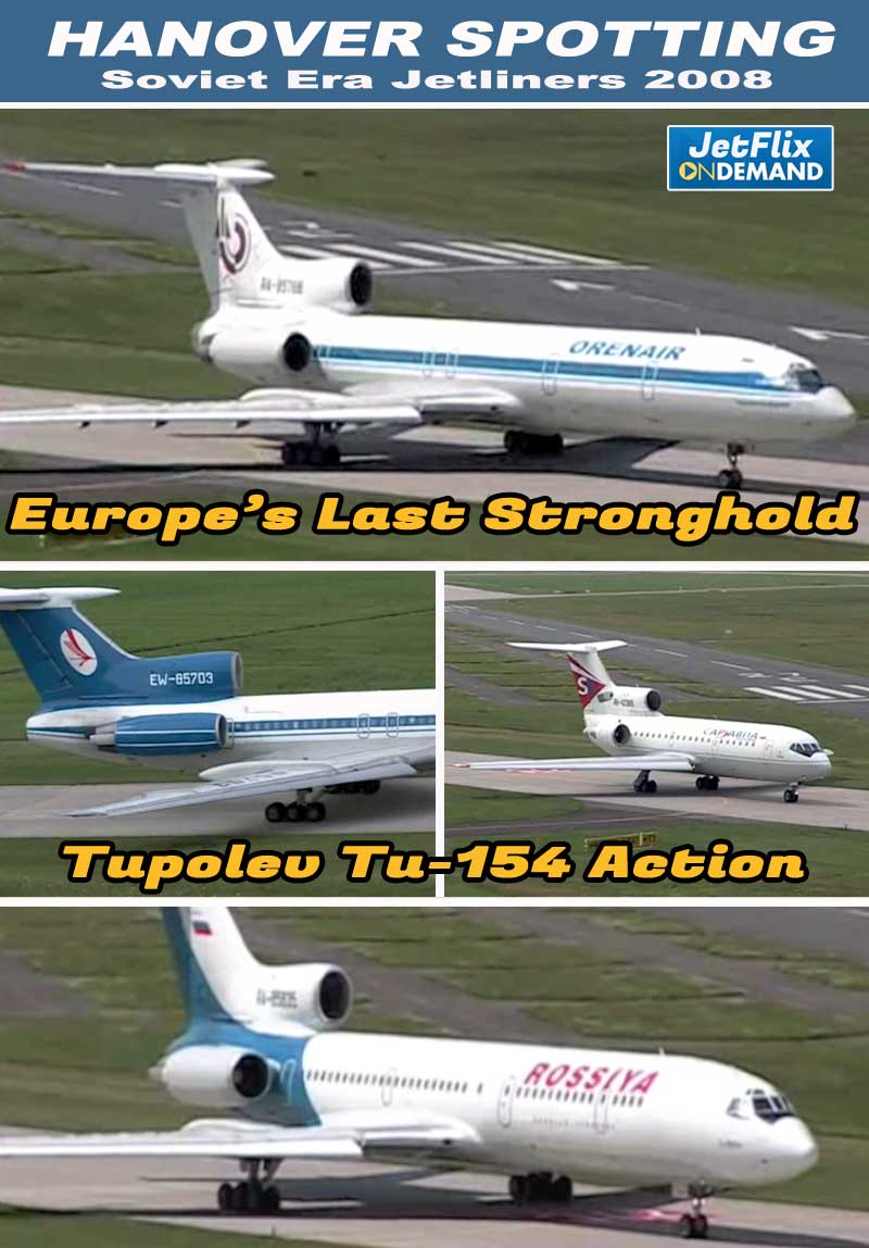 Hanover Germany - Tupolev Tu-154 Last Western European Stronghold