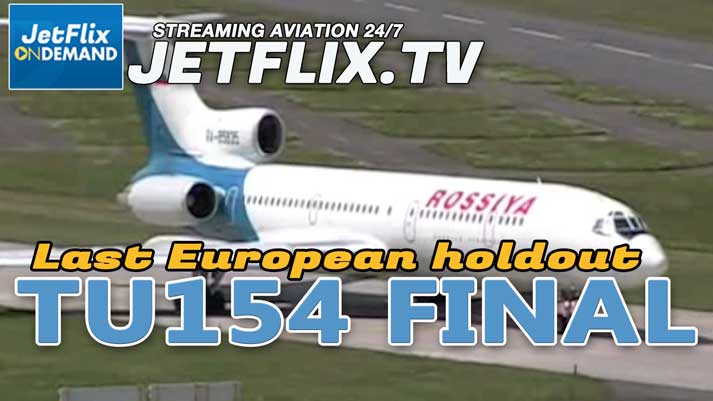 Hanover Germany - Tupolev Tu-154 Last Western European Stronghold - Now on JetFlix TV