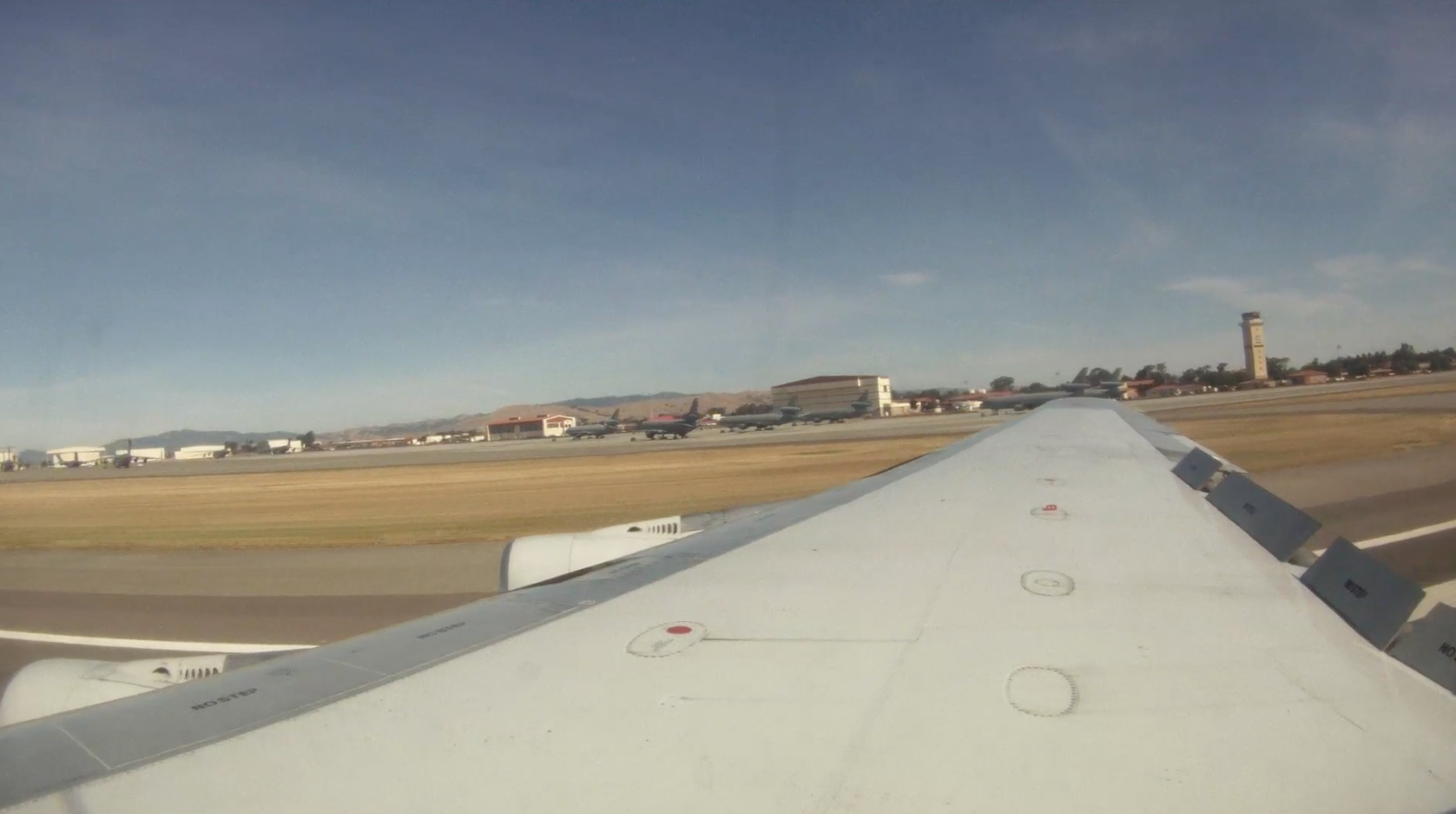 ATI DC-8-62 N799AL has just touched down with spoilers up at Travis AFB inbound from McClellan Airport on May 12, 2013. This was the very last ever passenger DC-8 flight in the Continental United Sates. This is a screenshot from the 9 episode mini series "DC-8 Farewell" that streams on the JetFlix TV streaming service for aviation super fans.