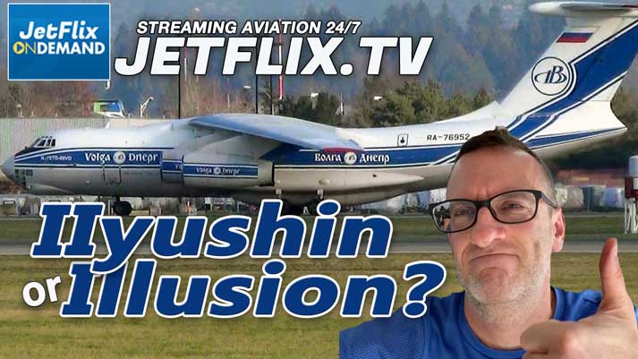 Volga-Dnepr IL-76D RA-76952 Visit to Vancouver February 8 2021 - Now on JetFlix TV