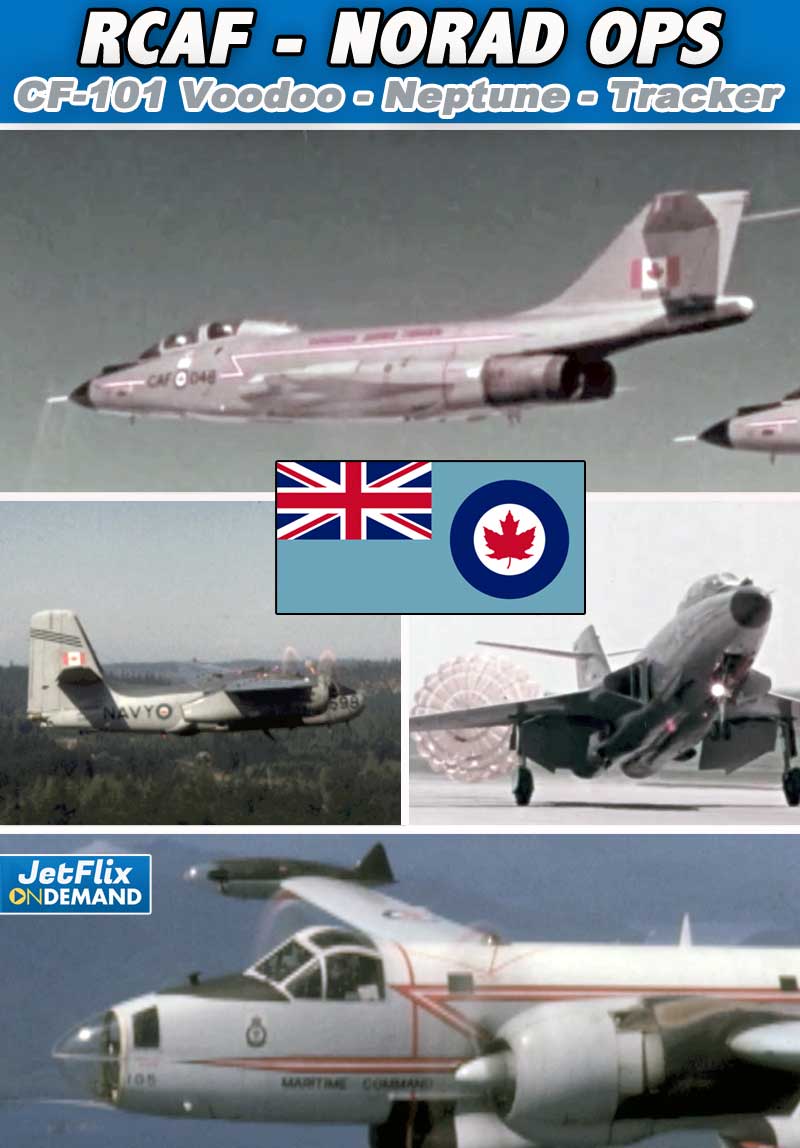 RCAF Royal Canadian Air Force NORAD Operations 1960s CF-101 Voodoo Neptune Tracker