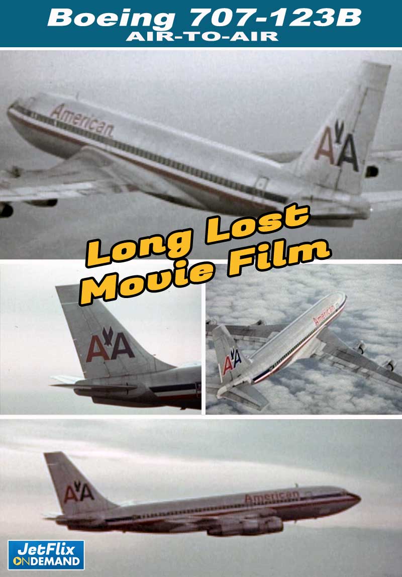 Boeing 707-123B Inflight AIR-TO-AIR Circa 1970 - FOUND FOOTAGE Discovery