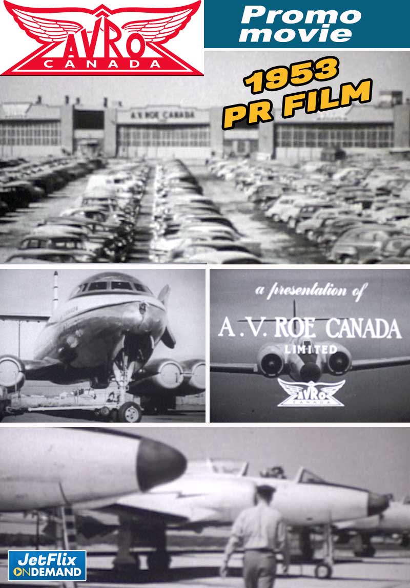 AVRO Canada CF100 Canuck Orenda Engine Production 1953 - Now streaming on JetFlix TV