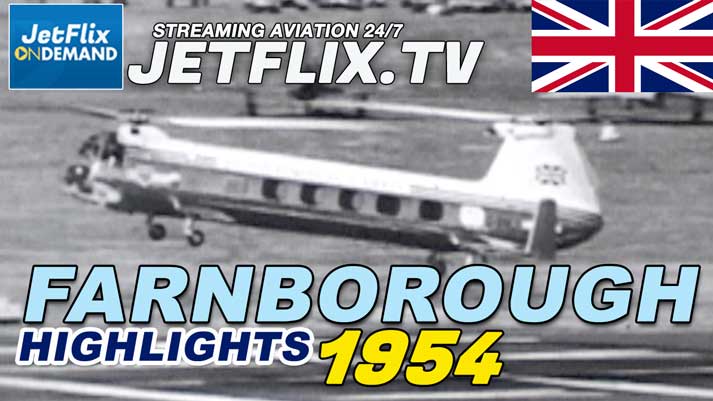 Farnborough Airshow Highlights 1954 - SB5 Victor Princess Hunter - Now streaming on JetFlix TV