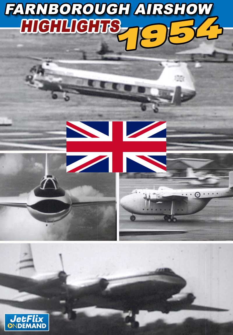 Farnborough Airshow Highlights 1954 - SB5 Victor Princess Hunter