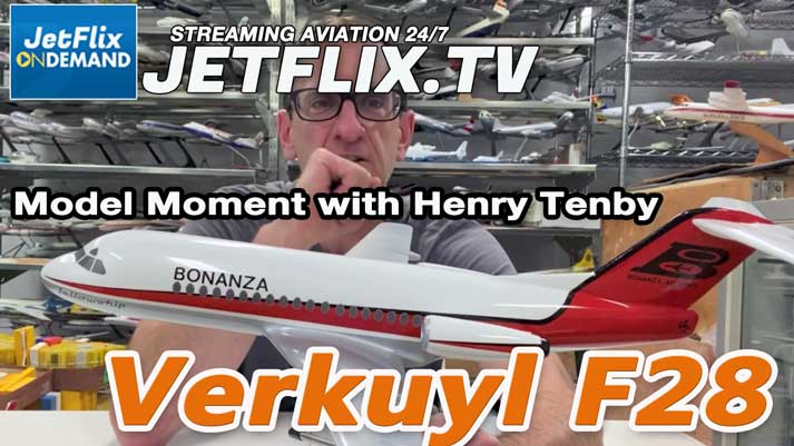 Model Moment with Henry Tenby #20 | Verkuyl F28 Airline Livery Restorations - now streaming on JetFlix TV