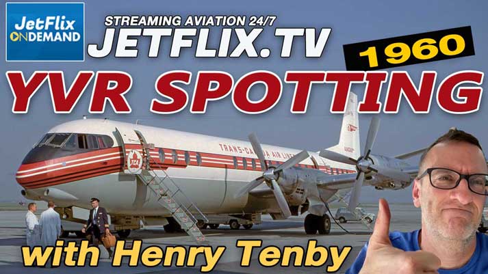 YVR Vancouver Airport & Obs Deck Spotting Visit 1960 with Henry Tenby - now streaming on JetFlix TV
