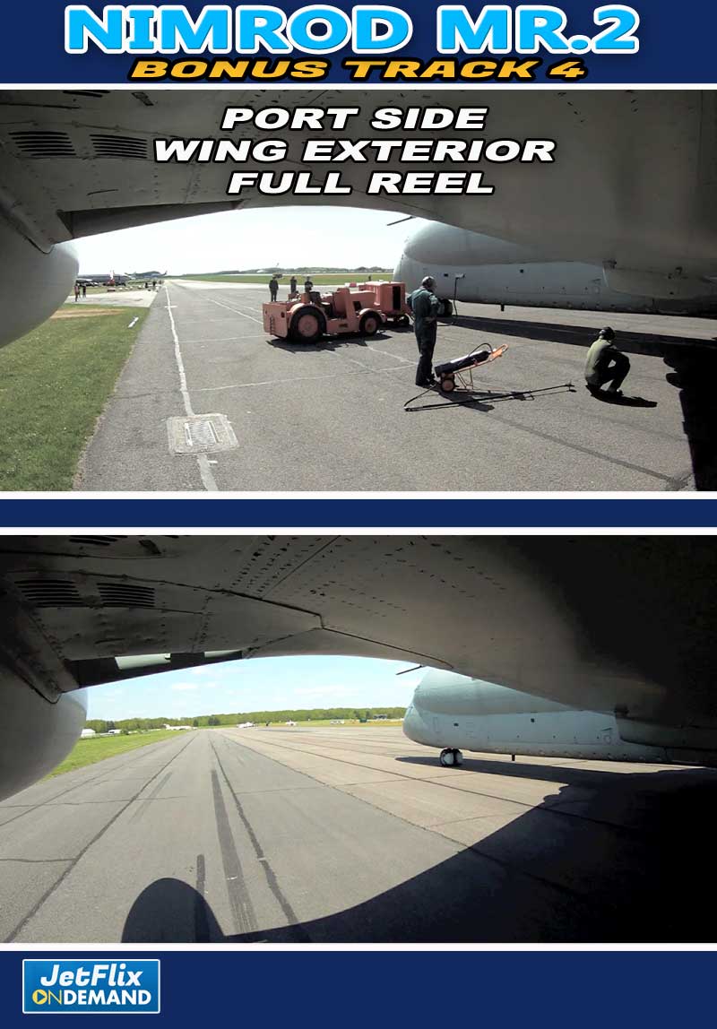 NIMROD MR.2 XV226 Port side wing view during practice day - BONUS VIDEO 4