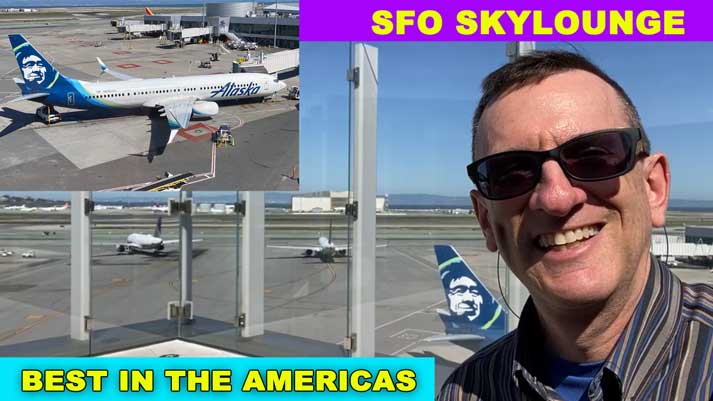SFO's Brand new SKYLOUNGE ... The Best Obsdeck in the Americas! - video now on JetFlix TV