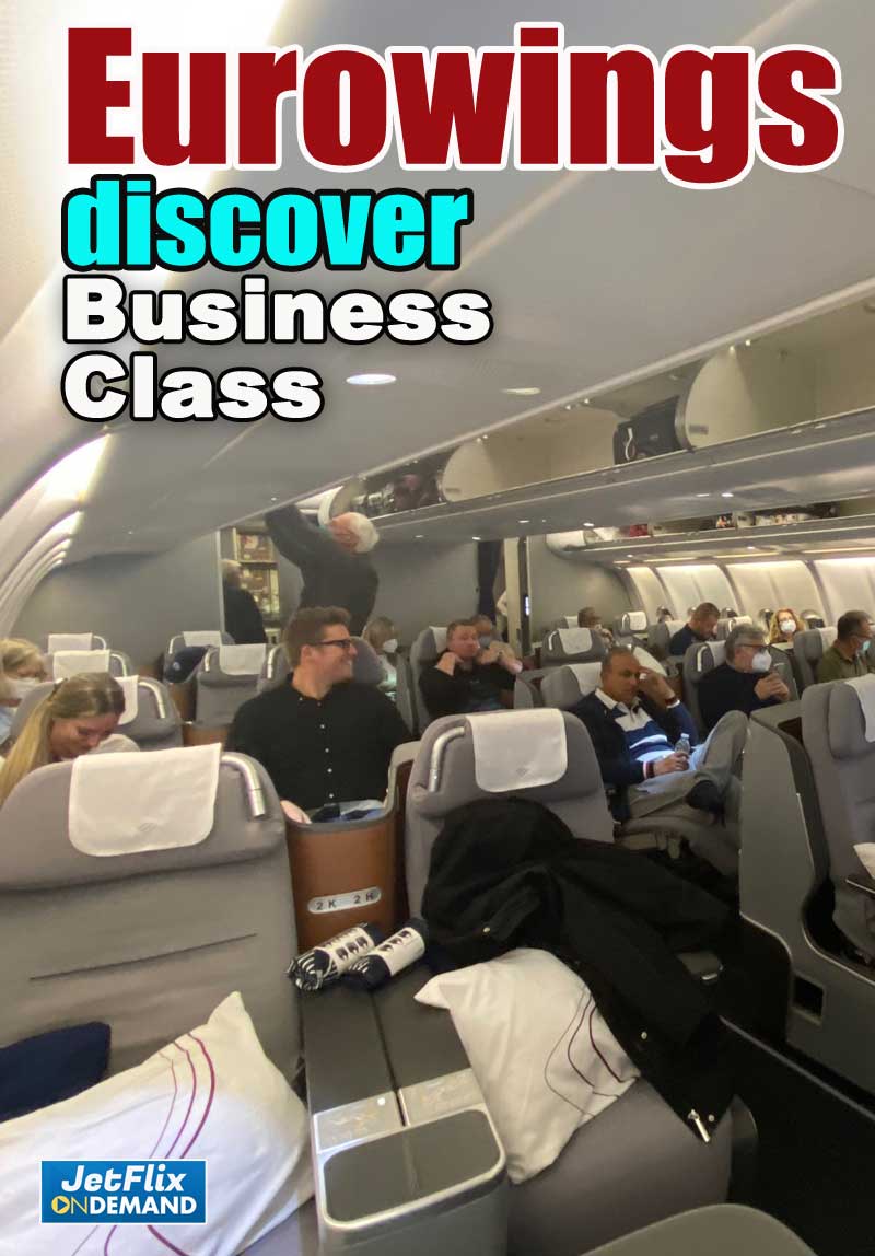 I flew Eurowings Discover A330 Business Class YYZ-FRA With a Surprise ending!