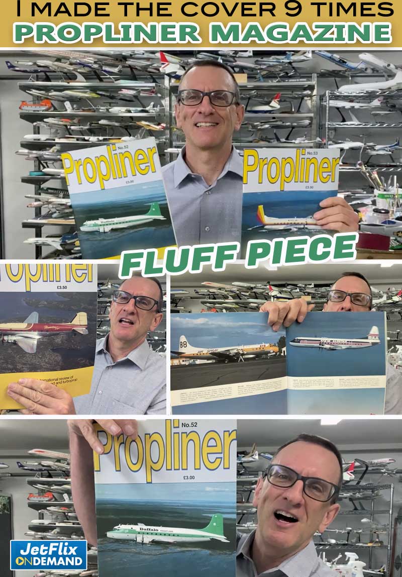 I made the cover of Propliner Magazine 9 times in past 35 Years | Henry Tenby air-to-air photography