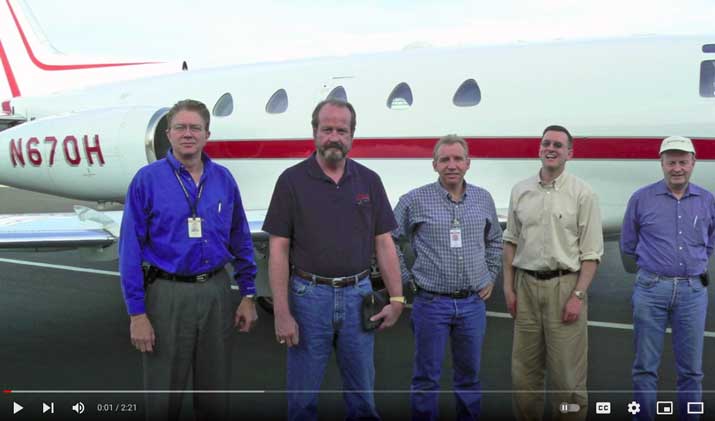 Boeing 720 Honeywell air to air photo shoot