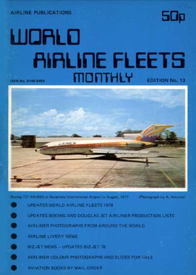World Airline Fleets Monthly May 1978