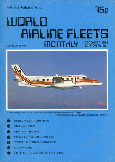 World Airline Fleets Monthly December 1979