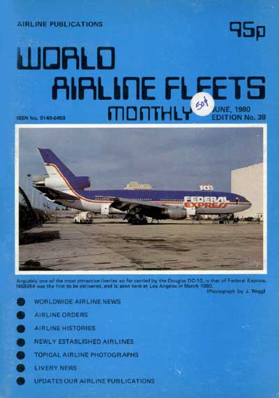 World Airline Fleets Monthly June 1980